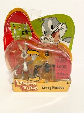 Mattel Looney Tunes Krazy Kombos Bugs & Daffy 2003 Combos Action Figure Vintage